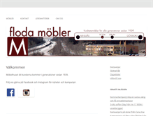 Tablet Screenshot of flodamobler.se